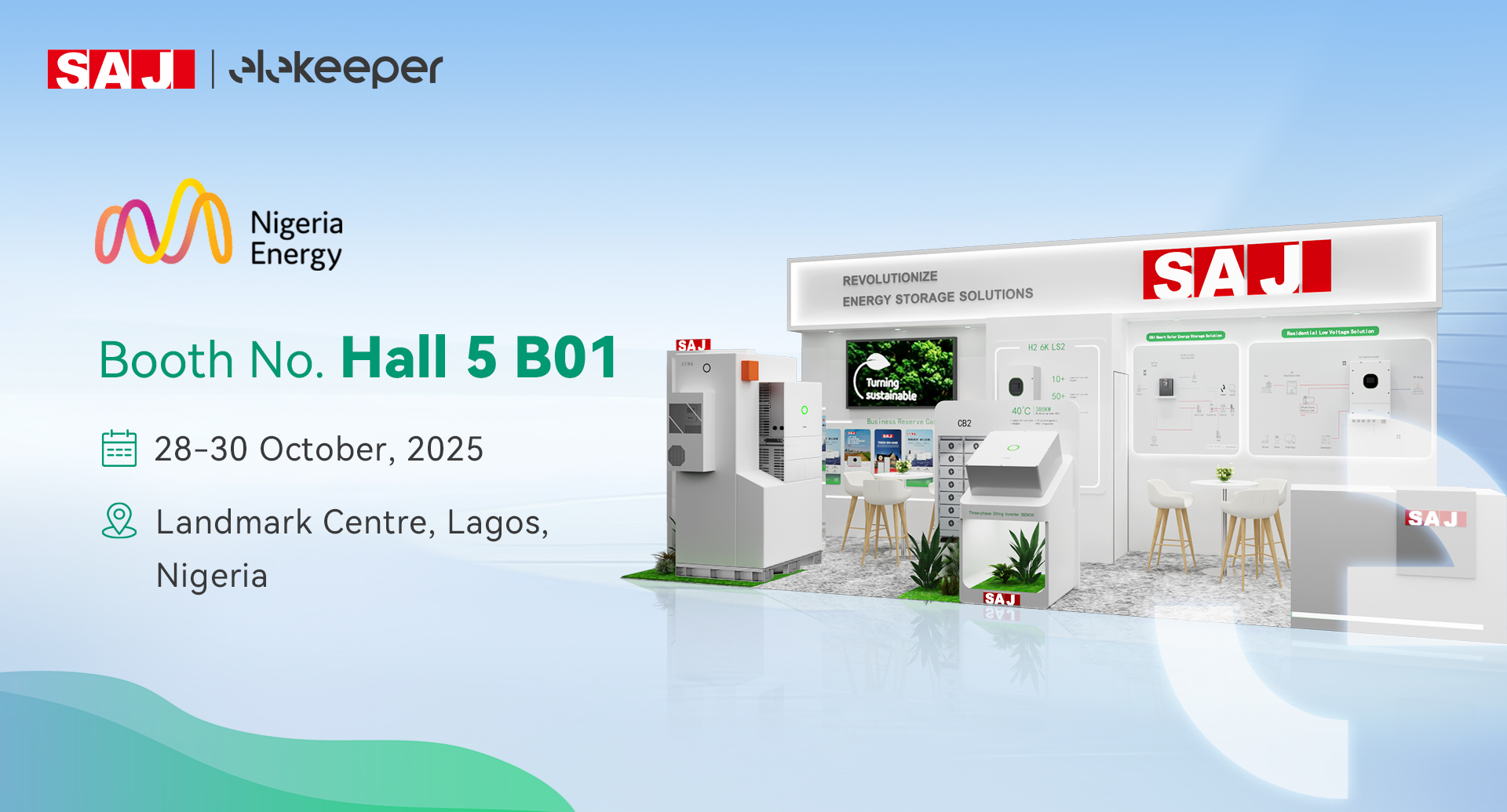 SAJ Powers C&I Energy Future at Nigeria Energy 2025 | Hall 5 B01